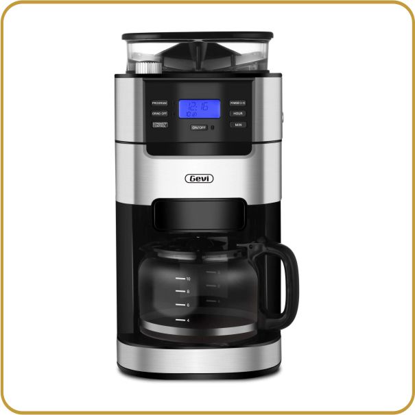 Best for Beginners Gevi 10 Coffee Maker with Grinder