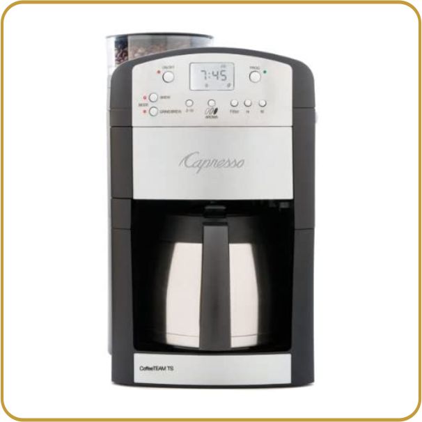 Digital Coffeemaker with Conical Burr Grinder