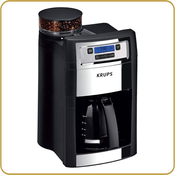 Coffee Maker with Burr Coffee Grinder