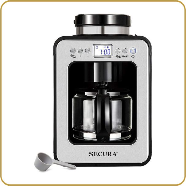 Secura Automatic Coffee Maker with Grinder