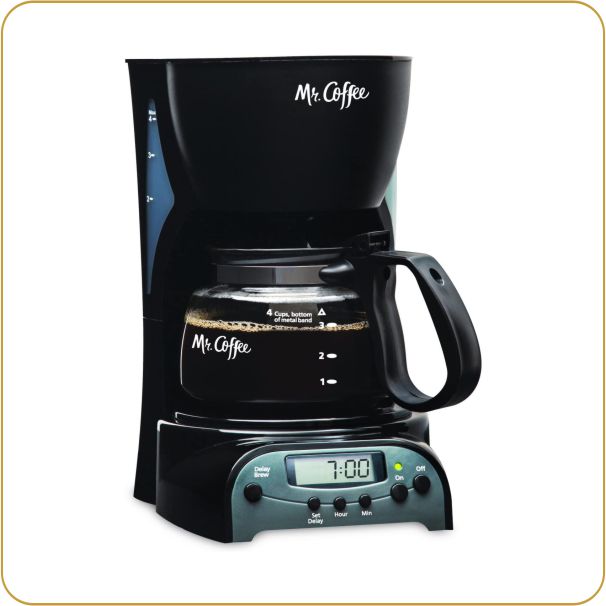 Programmable 4-Cup Coffee Maker