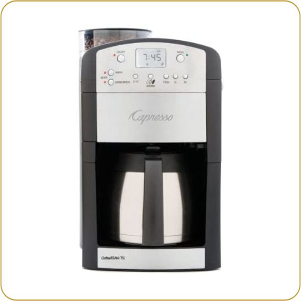 Best with Grinder Capresso Coffee Maker