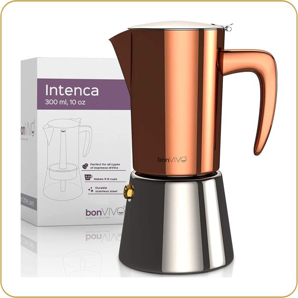 Bonvivo Intenca Stovetop Coffee Maker