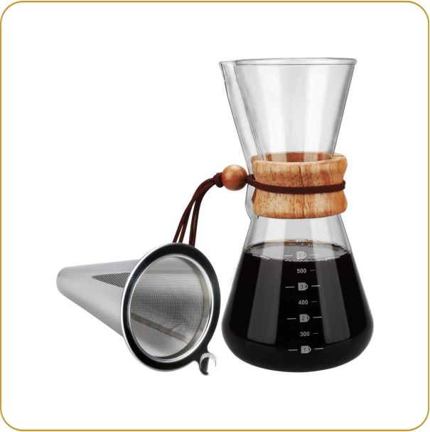 OAMCEG Pour-Over Coffee Maker
