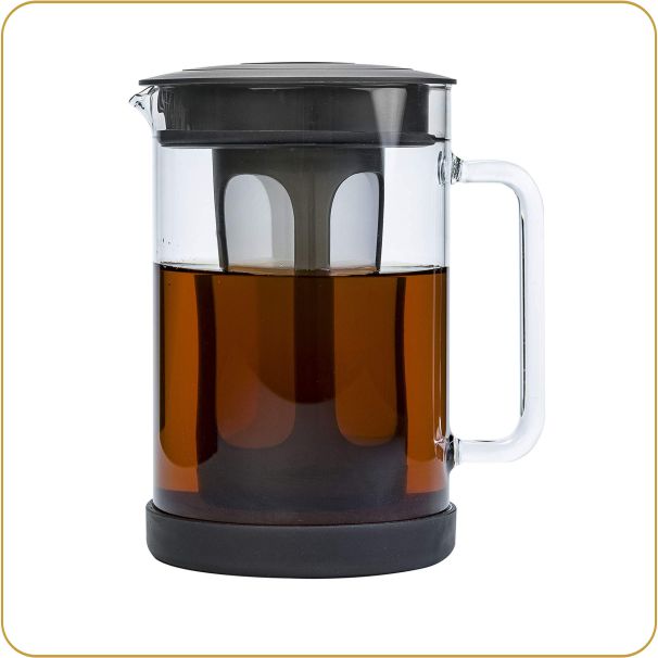 Iced Coffee Maker with Durable Glass Pitcher