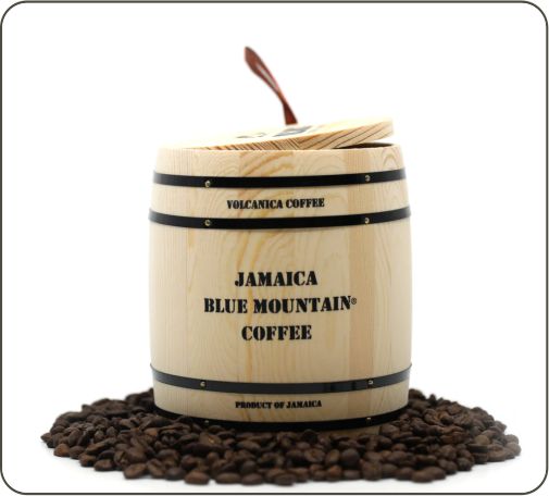 Jamaica Blue Mountain Coffee Gift Box Barrel