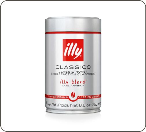 illy Classico Whole Bean Classic Roast Coffee