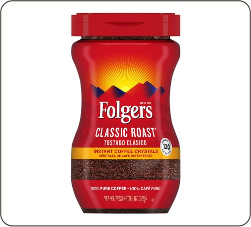 Folgers Instant Coffee Crystals