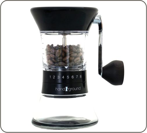 Hand-Ground Coffee Grinder for French Press Coffee
