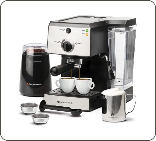 All-In-One Espresso Machine & Cappuccino Maker