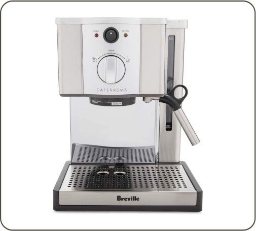 Cafe Roma Stainless Espresso Machine