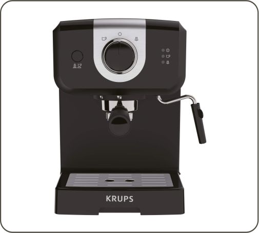 KRUPS XP3208 Espresso and Cappuccino Coffee Maker