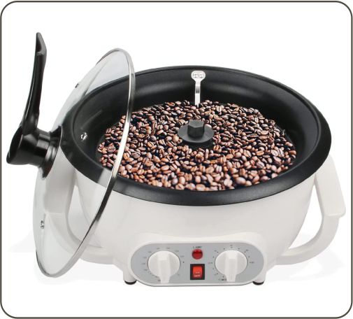 Coffee Roaster Machine with Timing