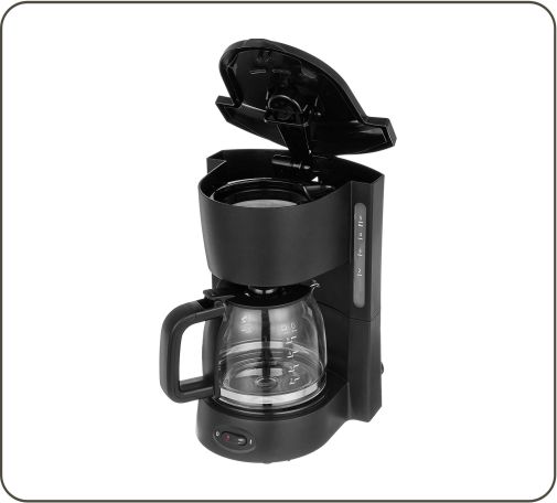 Amazon Basic Glass Carafe Coffee Maker for 5 Cups