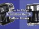 How to Clean Hamilton Beach Coffee Maker