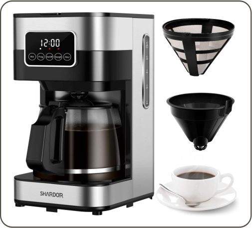 Touch-Screen 10-cup Programmable Coffee Maker