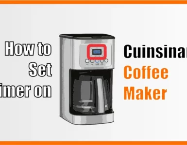 how to set timer on cuisinart coffee maker