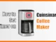 how to set timer on cuisinart coffee maker