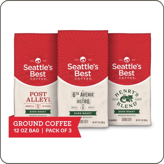 Seattle's Dark Roast Ground Coffee